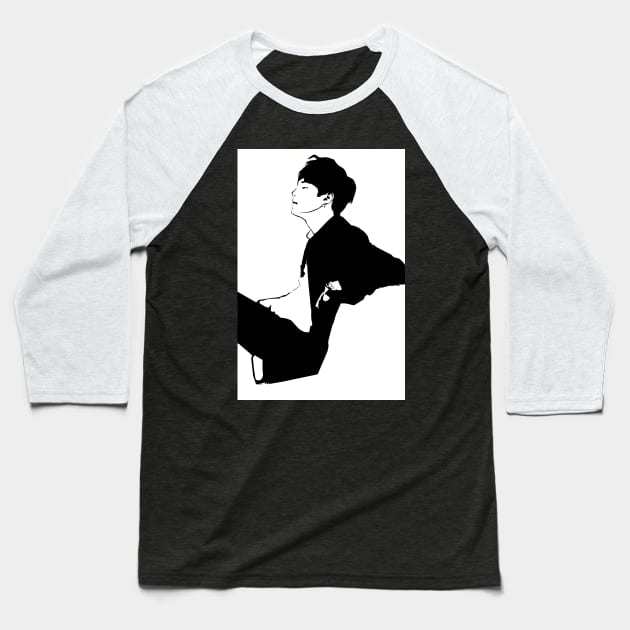 Suga - Bts Baseball T-Shirt by elisa88